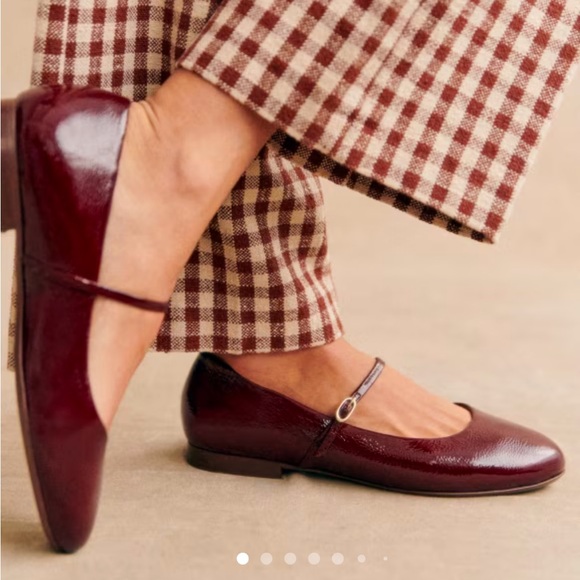Sezane Méline Low Ballerinas NWT / Patent Purple / Mary Jane /  size 7 - Picture 7 of 8
